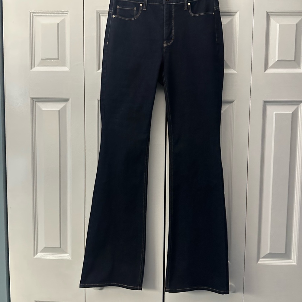 White House Black Market Navy flare Leg Jeans